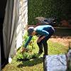 Jenny Finch of The Plot Nursery checking violas