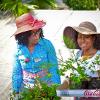 Mum and daughter - gardening unites